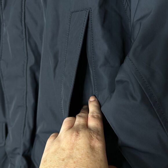 Everlane The ReNew Long Parka Coat India Ink Men's Size Small NWT Primaloft - Picture 10 of 16